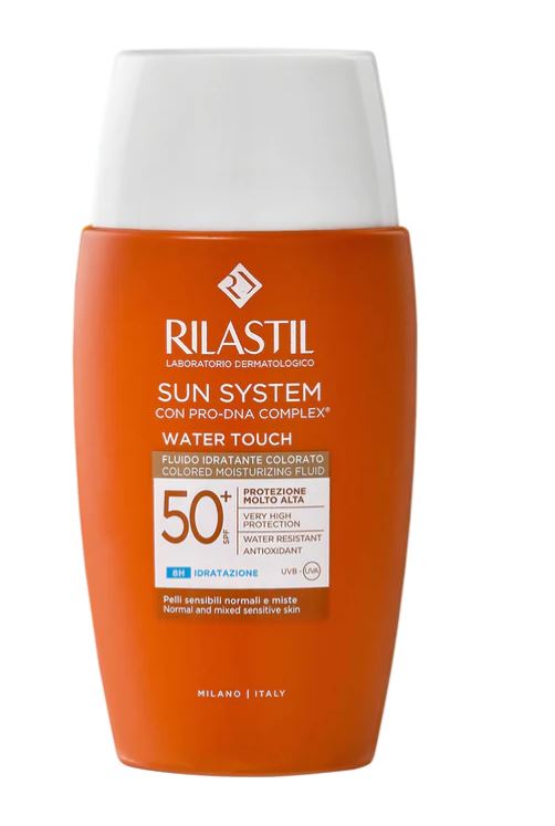 RILASTIL SUN SYSTEM WATER TOUCH COLOR FLUIDO SPF50+ 50 ML - latuafarmacia.org