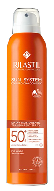 RILASTIL SUN SYSTEM TRASPARENT SPRAY SPF50+ 200 ML - latuafarmacia.org