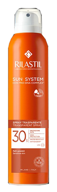 RILASTIL SUN SYSTEM TRANSPARENT SPRAY SPF30 200 ML - latuafarmacia.org