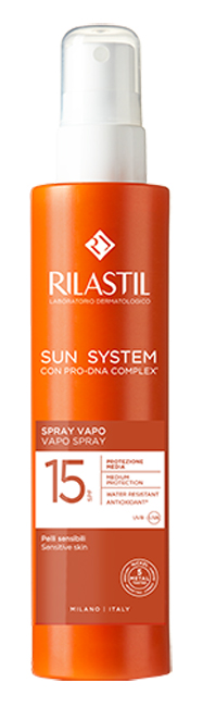 RILASTIL SUN SYSTEM SPRAY VAPO SPF15 200 ML - latuafarmacia.org