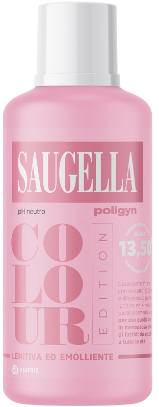SAUGELLA POLIGYN COLOUR EDITION DETERGENTE INTIMO 500 ML - latuafarmacia.org
