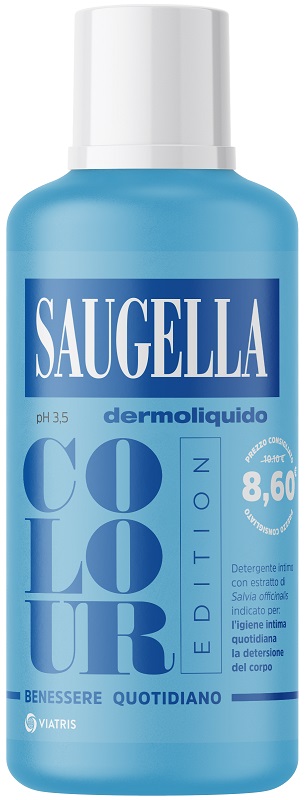 SAUGELLA DERMOLIQUIDO COLOUR EDITION DETERGENTE INTIMO 500 ML - latuafarmacia.org
