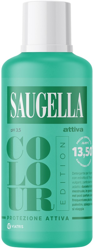 SAUGELLA ATTIVA COLOUR EDITION DETERGENTE IGIENE INTIMA 500 ML - latuafarmacia.org