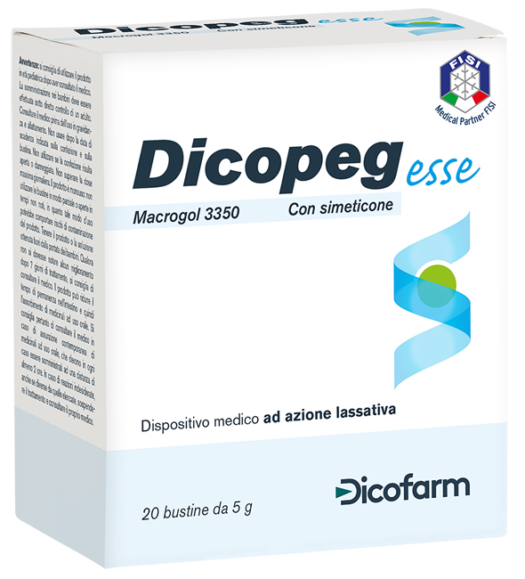 DICOPEG ESSE 20 BUSTE 5 G MACROGOL 3350 - latuafarmacia.org