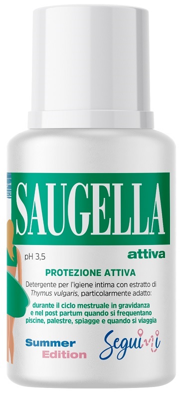 SAUGELLA ATTIVA PH 3,5 PROTEZIONE ATTIVA DETERGENTE IGIENE INTIMA 100 ML - latuafarmacia.org