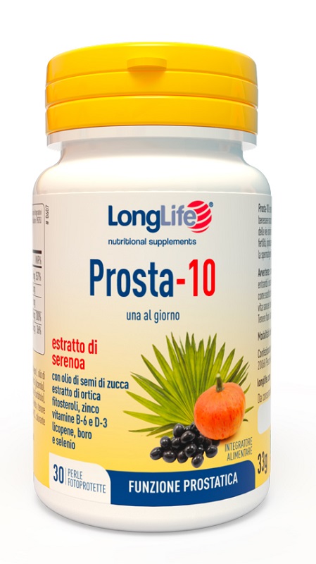 LONGLIFE PROSTA-10 30 PERLE FOTOPROTETTE - latuafarmacia.org