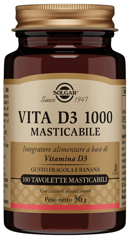 VITA D3 1000 100 TAVOLETTE MASTICABILI - latuafarmacia.org