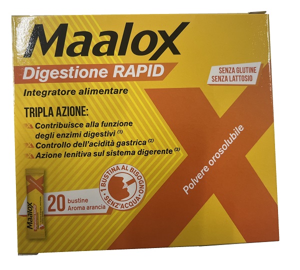MAALOX DIGESTIONE RAPID 20 BUSTINE DA 2 G - latuafarmacia.org