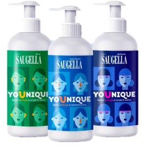 SAUGELLA YOUNIQUE BUNDLE 1 DERMOLIQUIDO 200 ML + 1 ATTIVA 200 ML + 1 IDRASERUM 200 ML - latuafarmacia.org