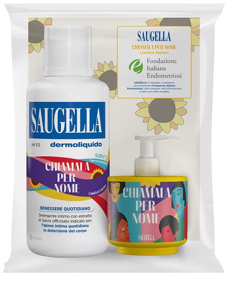 SAUGELLA BUNDLE DERMOLIQUIDO CHIAMALA PER NOME ENDOMETRIOSI PH 3,5 DETERGENTE INTIMO BENESSERE QUOTIDIANO 500ML + 150ML ACTI 3 IN OMAGGIO - latuafarmacia.org