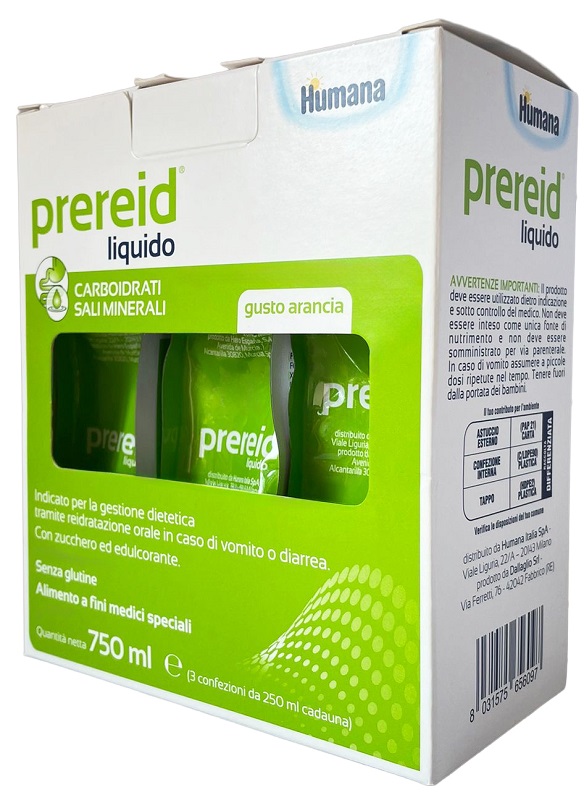 PREREID LIQUIDO 3 PEZZI DA 250 ML HUMANA - latuafarmacia.org