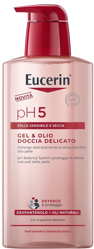 EUCERIN GEL & OLIO DOCCIA DELICATO 400 ML - latuafarmacia.org