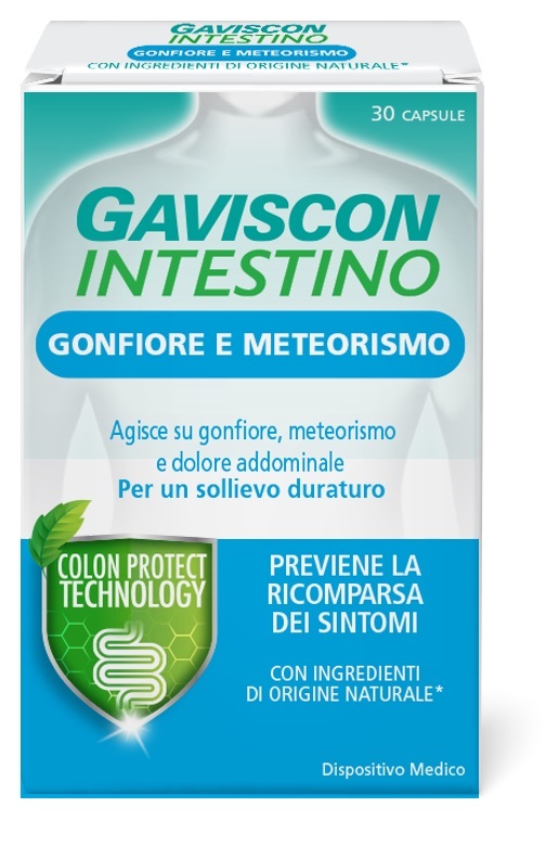 GAVISCON INTESTINO GONFIORE E METEORISMO 30 CAPSULE - latuafarmacia.org