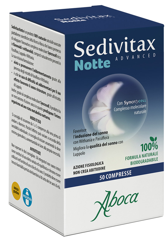 SEDIVITAX NOTTE ADVANCED 50 COMPRESSE - latuafarmacia.org