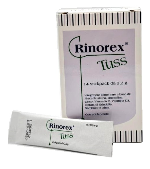 RINOREX TUSS 14 STICKPACK DA 2,2 G - latuafarmacia.org