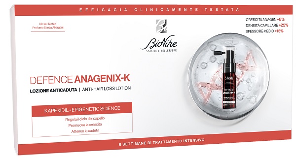 DEFENCE ANAGENIX K LOZIONE ANTI CADUTA 6 FLACONCINI 15 ML - latuafarmacia.org