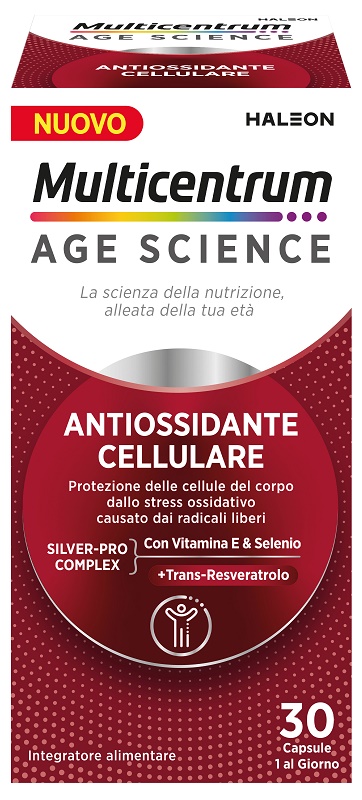 MULTICENTRUM AGE SCIENCE ANTIOSSIDANTE CELLULARE 30 CAPSULE - latuafarmacia.org