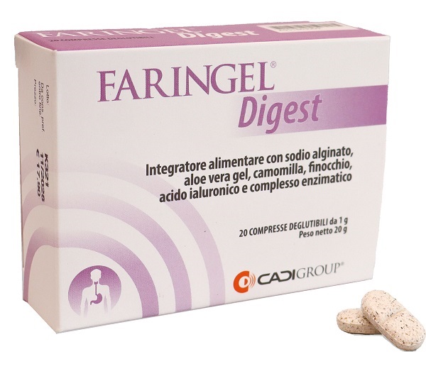 FARINGEL DIGEST 20 COMPRESSE DEGLUTIBILI - latuafarmacia.org