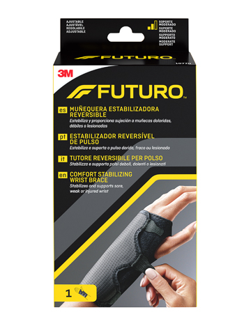 TUTORE PER POLSO REVERSIBILE FUTURO NERO 1 PEZZO - latuafarmacia.org
