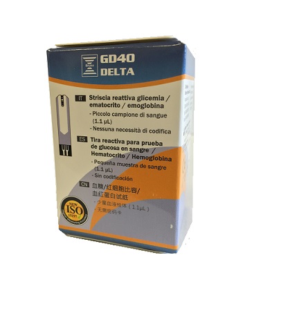 STRISCE MISURAZIONE GLICEMIA BRUNO GD40 DELTA 25 PEZZI - latuafarmacia.org