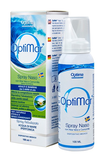 OPTIMAR SPRAY NASO ALOE CAMOMILLA 100 ML - latuafarmacia.org