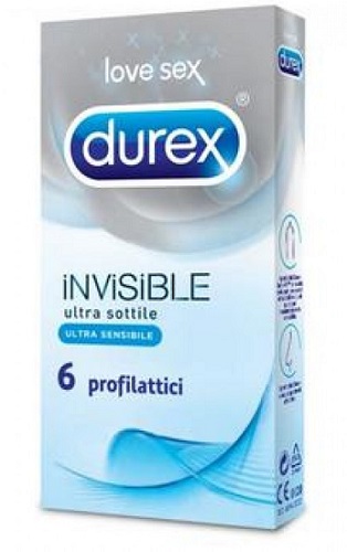 DUREX INVISIBLE PROFILATTICO 6 PEZZI - latuafarmacia.org