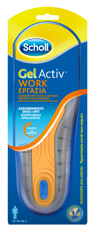 SCHOLL GEL ACTIV WORK UOMO - latuafarmacia.org
