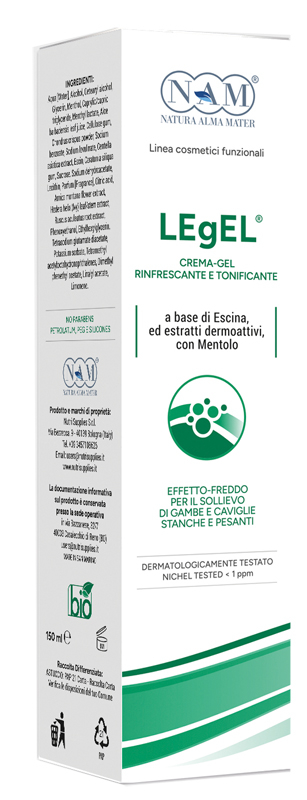 LEGEL CREMA-GEL RIFRESCANTE E TONIFICANTE PER GAMBE 150 ML - latuafarmacia.org