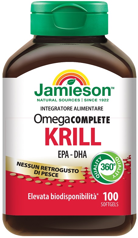 JAMIESON OMEGA COMPLETE PURE KRILL OIL 100 PERLE - latuafarmacia.org