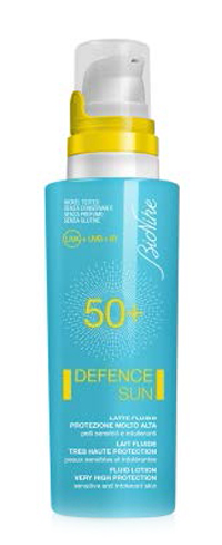 DEFENCE SUN 50+ LATTE FLUIDO PROTEZIONE MOLTO ALTA 125 ML - latuafarmacia.org