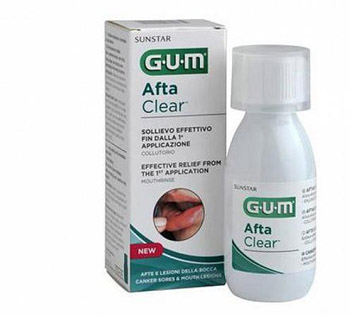 GUM AFTACLEAR RINSE 120 ML COLLUTORIO - latuafarmacia.org