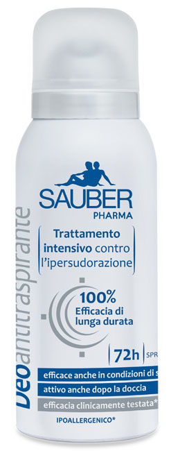 SAUBER ANTITRASPIRANTE 72 ORE SPRAY - latuafarmacia.org