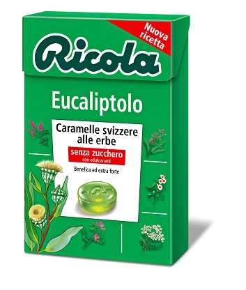 RICOLA EUCALIPTOLO SENZA ZUCCHERO 50 G - latuafarmacia.org