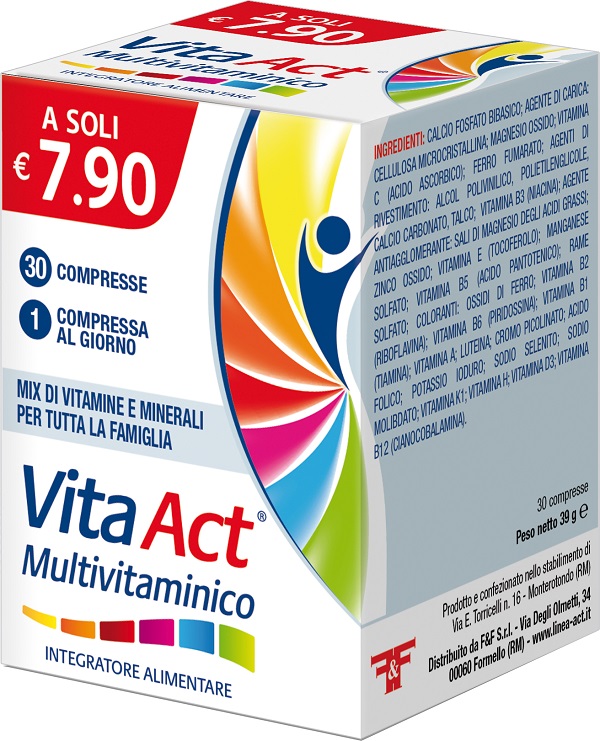 VITA ACT MULTIVITAMINICO 30 COMPRESSE - latuafarmacia.org