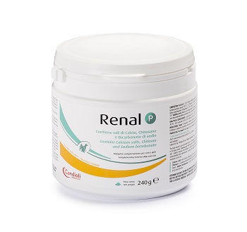 RENAL P MANGIME COMPLEMENTARE PER CANI E GATTI BARATTOLO 240 G - latuafarmacia.org