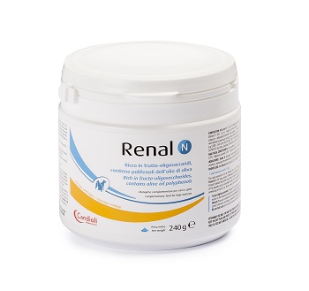 RENAL N MANGIME COMPLEMENTARE PER CANI E GATTI BARATTOLO 240 G - latuafarmacia.org