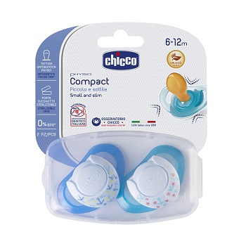 CHICCO SUCCHIETTO COMPACT BOY S6-16 MESI 2 PEZZI - latuafarmacia.org
