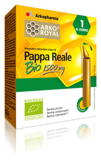ARKOROYAL PAPPA REALE BIO 1500 MG 10 FLACONCINI UNICA DOSE 15 ML - latuafarmacia.org