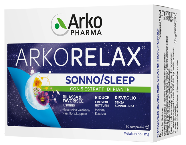 ARKORELAX SONNO 30 COMPRESSE - latuafarmacia.org