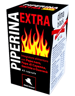 PIPERINA EXTRA DIMA BLACK 45 CAPSULE - latuafarmacia.org