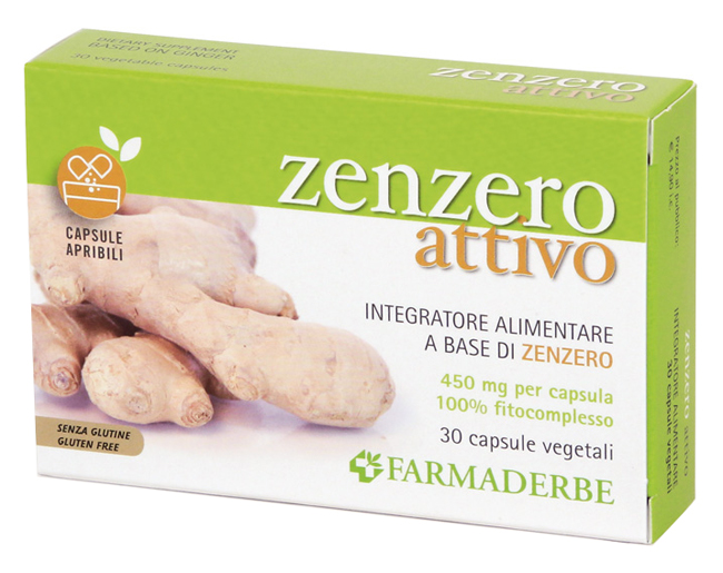ZENZERO ATTIVO 30 CAPSULE VEGETALI - latuafarmacia.org