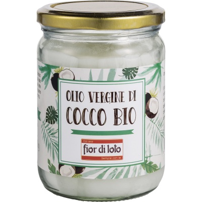 FIOR DI LOTO OLIO VERGINE DI COCCO BIO 450 ML - latuafarmacia.org