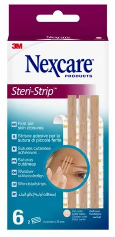 CEROTTO PER SUTURA STERI STRIP SKIN 6X75 MM 6 STRISCE - latuafarmacia.org