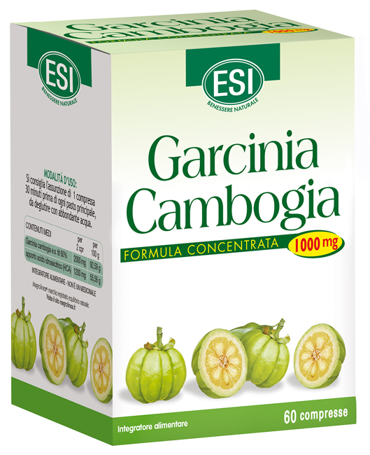 ESI GARCINIA CAMBOGIA 1000 MG 60 COMPRESSE - latuafarmacia.org
