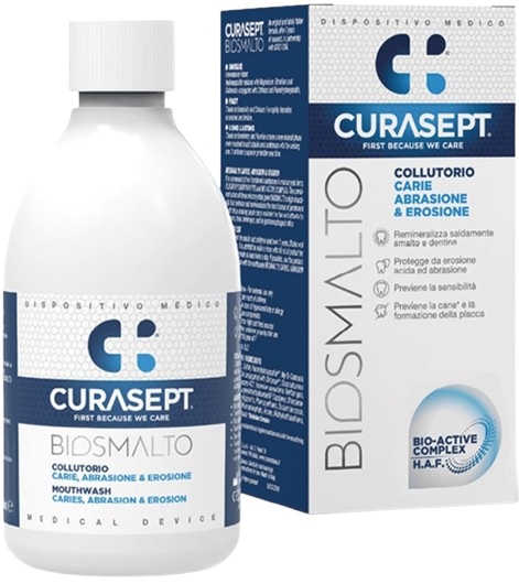 CURASEPT BIOSMALTO COLLUTORIO CARIE ABRASIONE&EROSIONE 300 ML - latuafarmacia.org