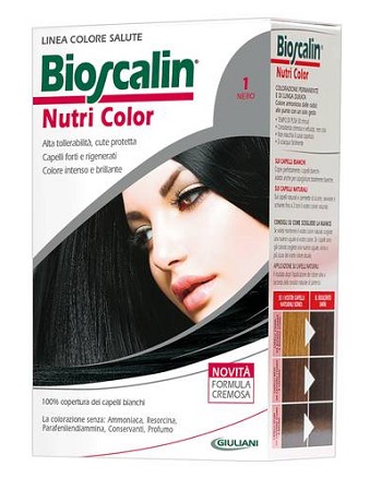 BIOSCALIN NUTRI COLOR 1 NERO SINCROB 124 ML - latuafarmacia.org