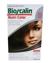 BIOSCALIN NUTRI COLOR 5,3 CASTANO CHIARO DORATO SINCROB 124 ML - latuafarmacia.org