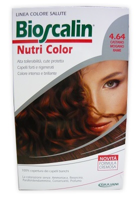BIOSCALIN NUTRI COLOR 4,64 CASTANO MOGANO RAME 124 ML - latuafarmacia.org