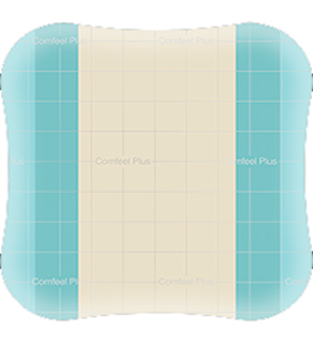 MEDICAZIONE SPECIALE ATTIVA CON IDROCOLLOIDE CON BORDI SMUSSATI COMFEEL PLUS 20X20 CM 5 PEZZI - latuafarmacia.org