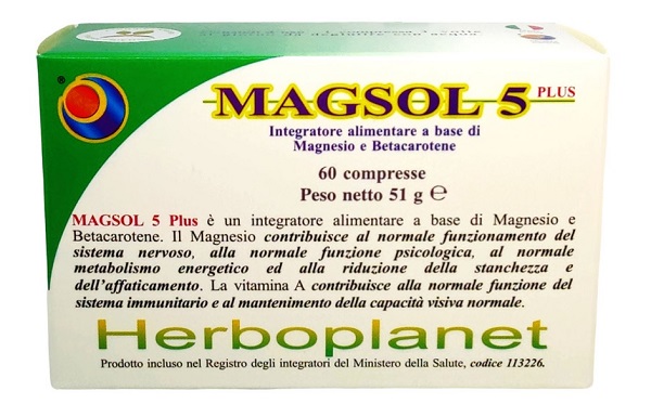 MAGSOL 5 PLUS 60 COMPRESSE - latuafarmacia.org